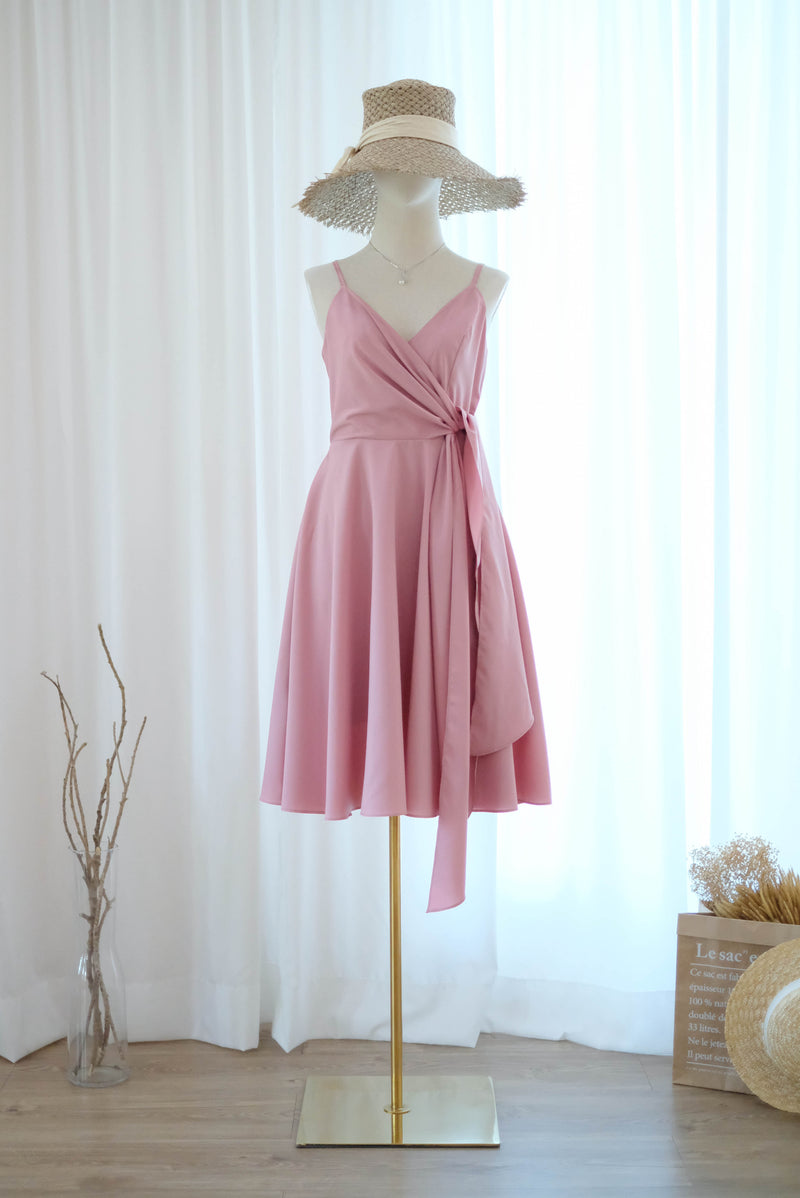 LINH - Pink nude short party dress