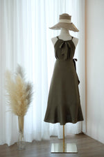 ROSE - Olive green bridesmaid dress