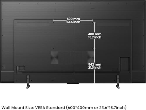 Hisense 100-Inch Class U8 Series Mini-LED ULED 4K UHD Google Smart TV (100U8K) - QLED, 480 Motion Rate, 144Hz Game Mode Pro, Dolby Vision IQ, HDMI 2.1, Alexa Compatibility, 2.1.2 Multi-Channel Audio