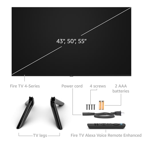 All-new Amazon Fire TV 43" 4-Series 4K UHD smart TV, stream live TV without cable, 2024 release