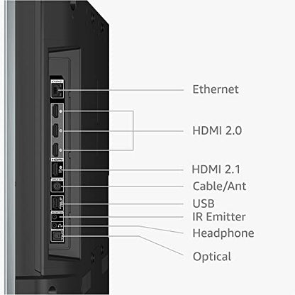 Amazon Fire TV 75" Omni QLED Series 4K UHD smart TV, Dolby Vision IQ, Fire TV Ambient Experience, local dimming, hands-free with Alexa