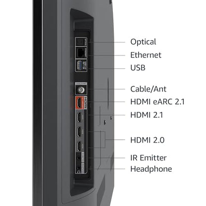 Introducing Amazon Fire TV 65" Omni Mini-LED Series, QLED 4K UHD smart TV, Dolby Vision IQ, 144hz gaming mode, Ambient Experience, hands-free with Alexa, 2024 release