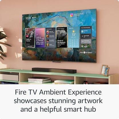 Introducing Amazon Fire TV 55" Omni Mini-LED Series, QLED 4K UHD smart TV, Dolby Vision IQ, 144hz gaming mode, Ambient Experience, hands-free with Alexa, 2024 release