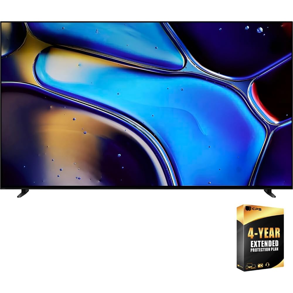 Sony BRAVIA 8 K55XR80 55 inch 4K HDR Smart OLED TV (2024) Bundle with 4 Year CPS Enhanced Protection Pack