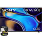 Sony K55XR80 BRAVIA 8 55 inch 4K HDR Smart OLED TV 2024 (Renewed) Bundle with 2 YR CPS Enhanced Protection Pack