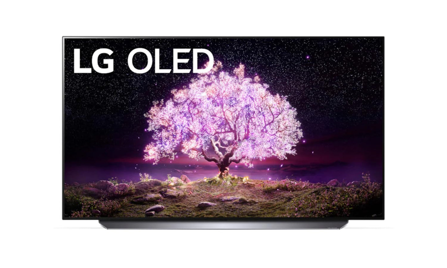 LG OLED48C1PUB / OLED48C1AUB Alexa Built-in C1 Series 48" 4K Smart OLED TV (2021) (Renewed)