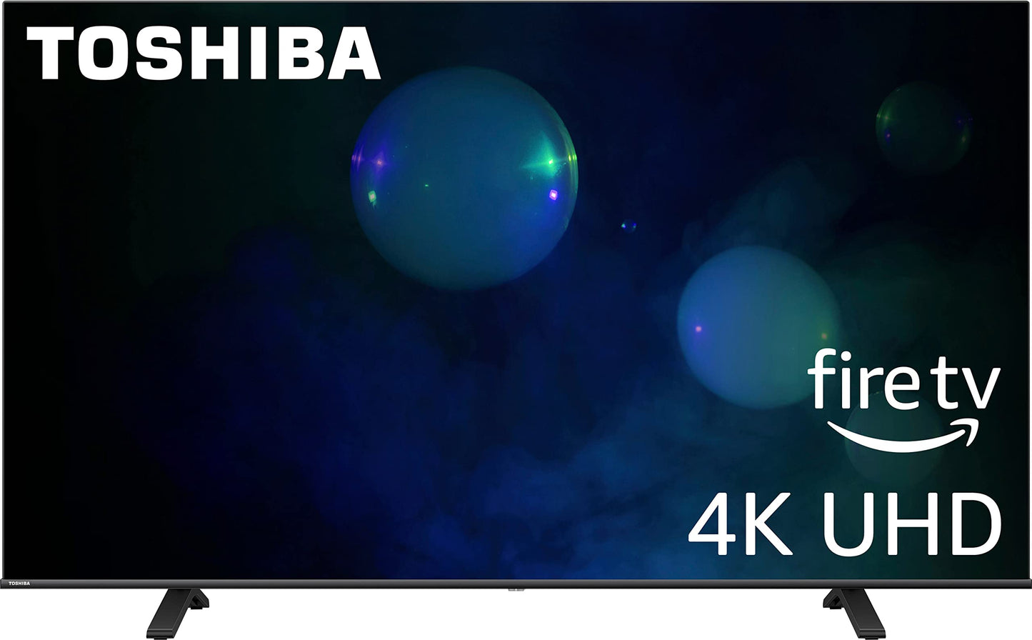 TOSHIBA 43-inch Class C350 Series LED 4K UHD Smart Fire TV with Alexa Voice Remote (43C350LU, 2023 Model)