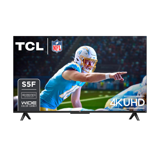 TCL 43-Inch Class S5 UHD 4K LED Smart TV with Fire TV (43S551F, 2024 Model), Dolby Vision, HDR PRO+, Dolby Atmos, Alexa Built-in with Voice Remote, Apple AirPlay 2 Compatibility, Streaming Television