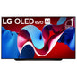 LG 83-Inch Class OLED evo C4 Series Smart TV 4K Processor Flat Screen with Magic Remote AI-Powered with Alexa Built-in (OLED83C4PUA, 2024)