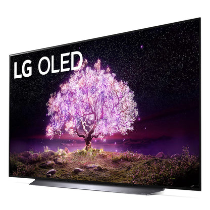 LG OLED C1 Series 55” Alexa Built-in 4k Smart TV (3840 x 2160), 120Hz Refresh Rate, AI-Powered 4K, Dolby Cinema, WiSA Ready, Gaming Mode (OLED55C1PUB, 2021)