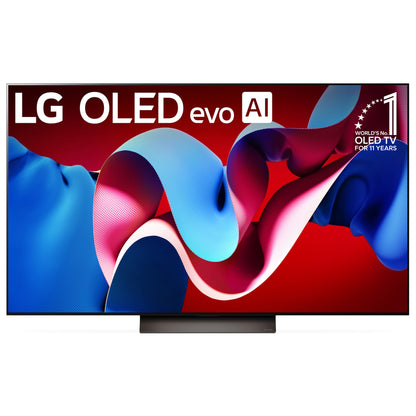 LG 55-Inch Class OLED evo C4 Series Smart TV 4K Processor Flat Screen with Magic Remote AI-Powered with Alexa Built-in (OLED55C4PUA, 2024)