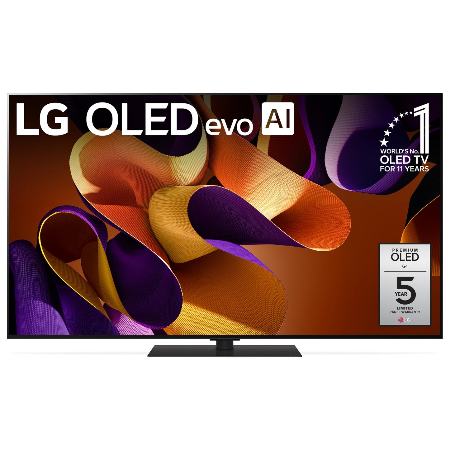 LG 65-Inch Class OLED evo G4 Series Smart TV 4K Processor Flat Screen with Magic Remote AI-Powered with Alexa Built-in (OLED65G4SUB, 2024)