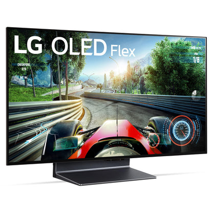 LG 42-Inch Class OLED Flex Smart TV with Bendable Screen 42LX3QPUA, 2022 - AI-Powered 4K TV, Alexa Built-in