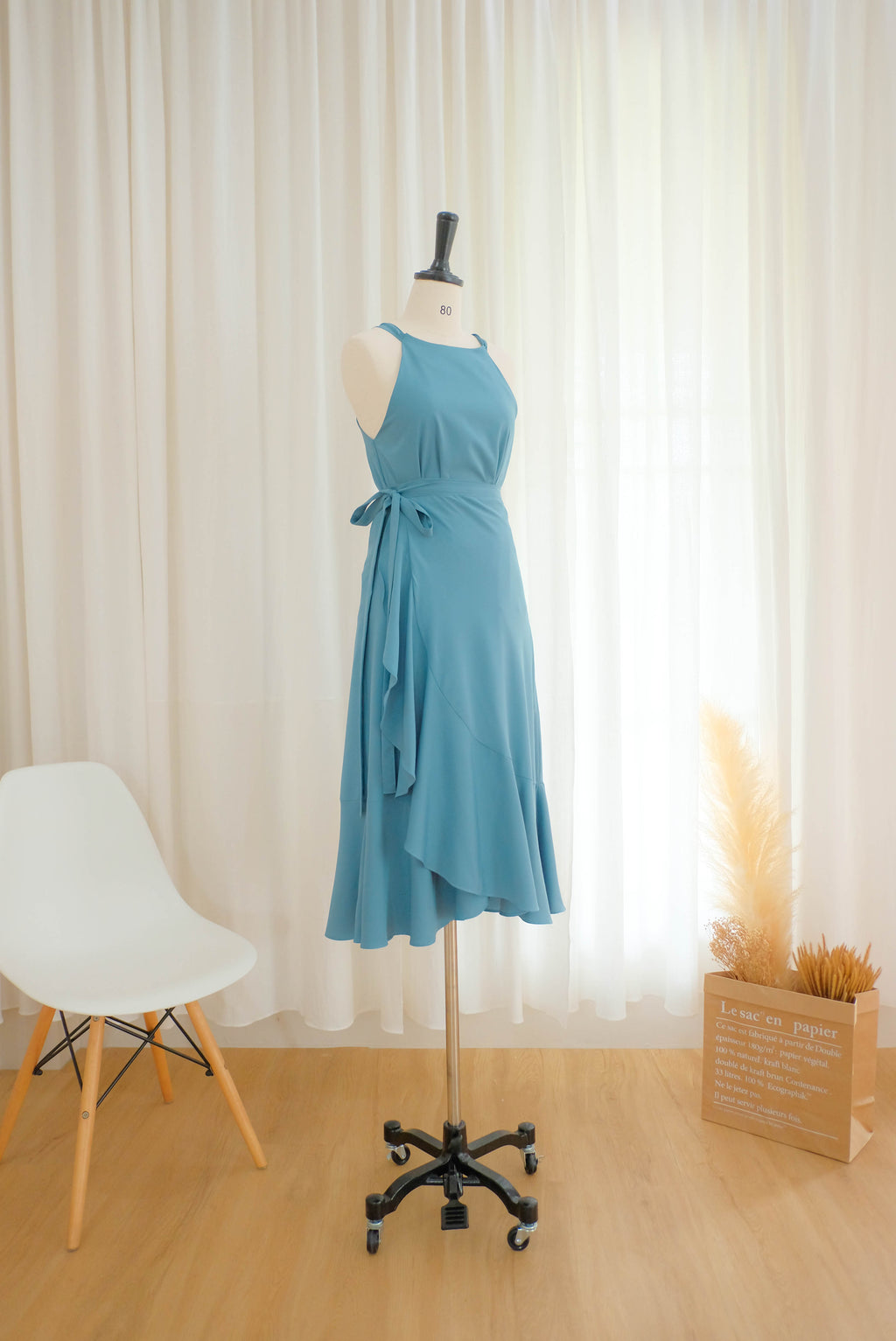 ROSE - Rustic blue bridesmaid dress set