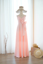 Linh Pink blush bridesmaid party dress