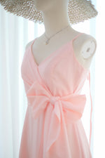 Linh Pink blush bridesmaid party dress