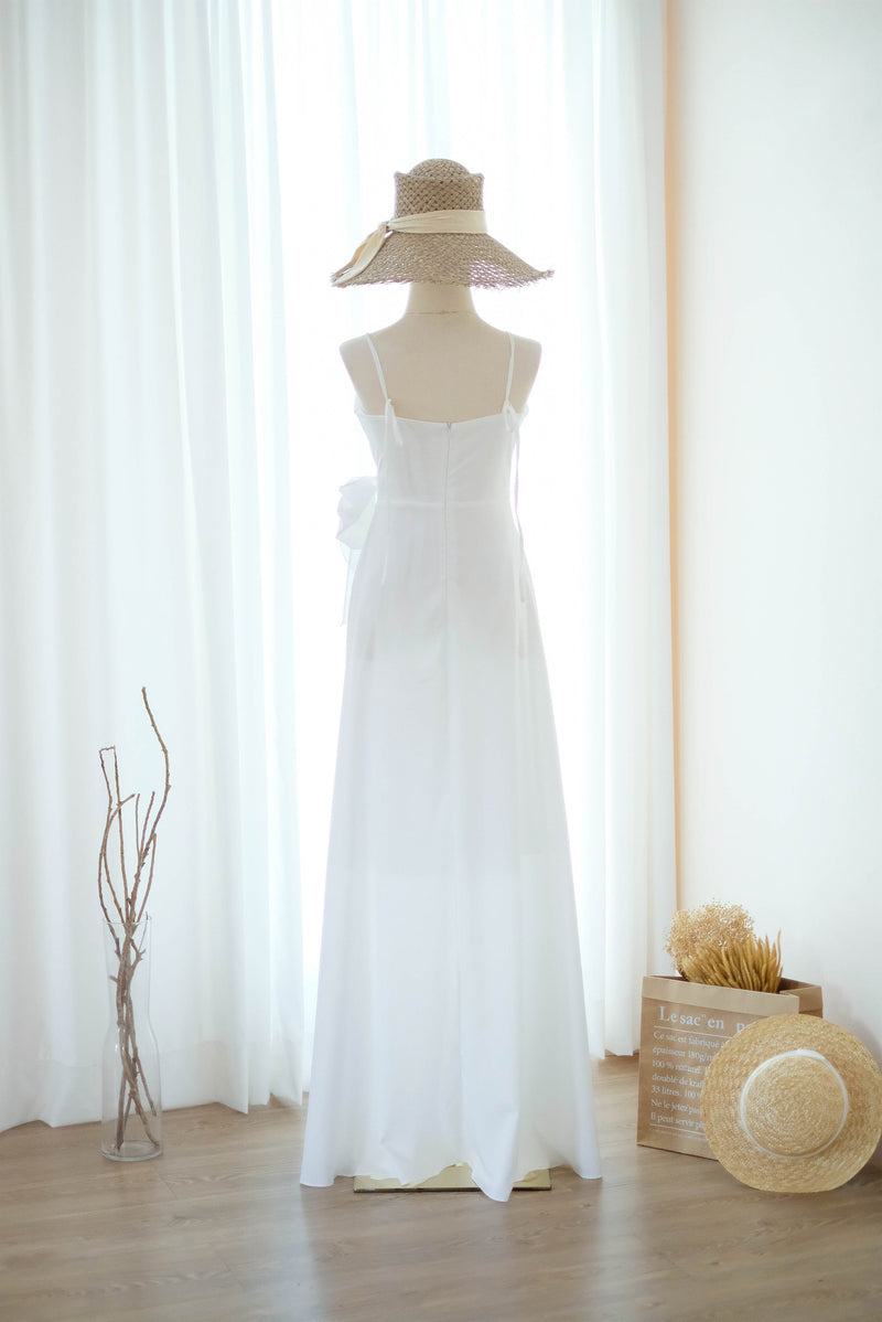 Linh Ivory bridesmaid party dress