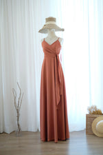Linh Copper bridesmaid party dress