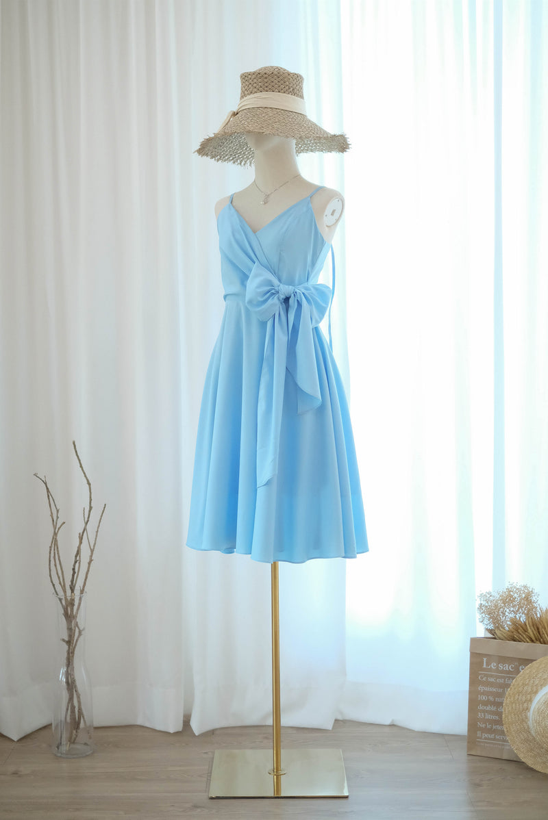 LINH - Blue short party dress