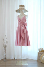 LINH - Pink nude short party dress