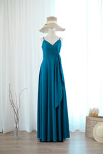 Linh Midnight blue bridesmaid party dress